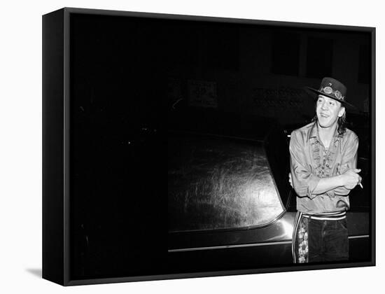 Stevie Ray Vaughan-null-Framed Stretched Canvas