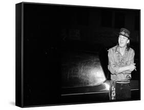 Stevie Ray Vaughan-null-Framed Stretched Canvas
