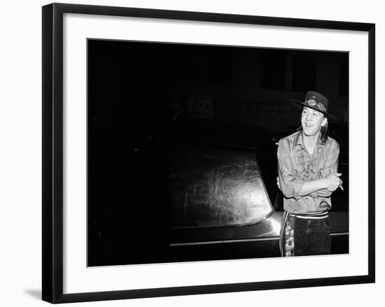 Stevie Ray Vaughan-null-Framed Premium Photographic Print