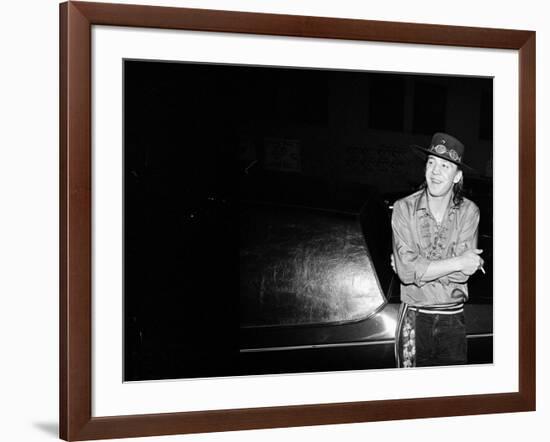 Stevie Ray Vaughan-null-Framed Premium Photographic Print