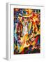 Stevie Ray Vaughan-Leonid Afremov-Framed Art Print