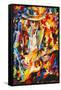 Stevie Ray Vaughan-Leonid Afremov-Framed Stretched Canvas