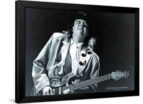 Stevie Ray Vaughn- 1954-1990-null-Framed Poster