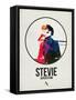 Stevie Watercolor-David Brodsky-Framed Stretched Canvas