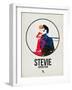 Stevie Watercolor-David Brodsky-Framed Art Print