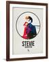 Stevie Watercolor-David Brodsky-Framed Art Print