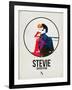 Stevie Watercolor-David Brodsky-Framed Art Print