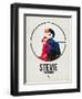 Stevie Watercolor-David Brodsky-Framed Art Print