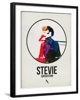 Stevie Watercolor-David Brodsky-Framed Art Print