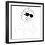 Stevie Wonder-Logan Huxley-Framed Art Print