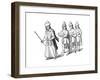 Steward and Serving Men, 15th Century-null-Framed Giclee Print