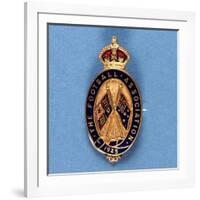 Steward's Badge from the Football Assocation, 1925-null-Framed Giclee Print