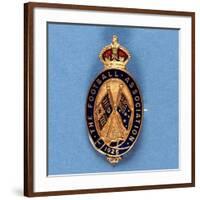 Steward's Badge from the Football Assocation, 1925-null-Framed Giclee Print