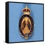 Steward's Badge from the Football Assocation, 1925-null-Framed Stretched Canvas