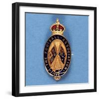 Steward's Badge from the Football Assocation, 1925-null-Framed Giclee Print