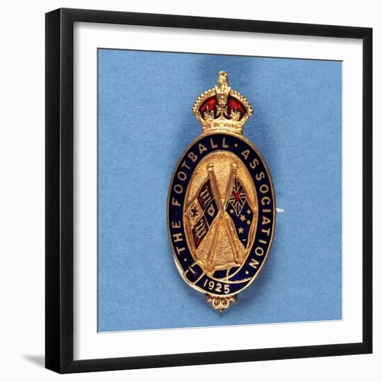 Steward's Badge from the Football Assocation, 1925-null-Framed Giclee Print