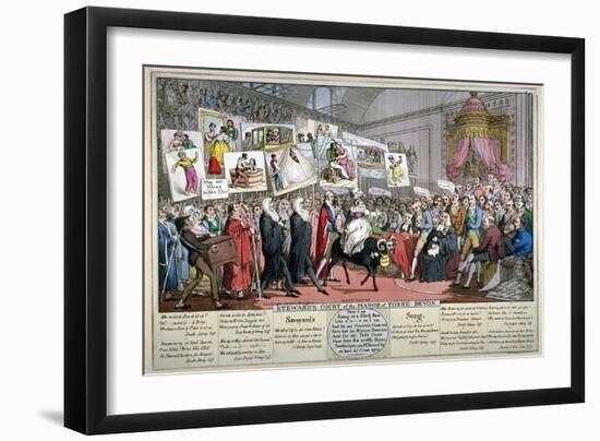 Steward's Court of the Manor of Torre Devon, 1820-Theodore Lane-Framed Giclee Print