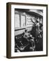 Stewardess Signing in for Flight-Peter Stackpole-Framed Photographic Print