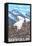 Stewart, BC - Goat Family-Lantern Press-Framed Stretched Canvas