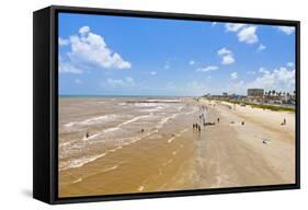 Stewart Beach, Galveston, Texas, United States of America, North America-Kav Dadfar-Framed Stretched Canvas