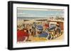 Stewart Beach Park, Galveston, Texas-null-Framed Art Print