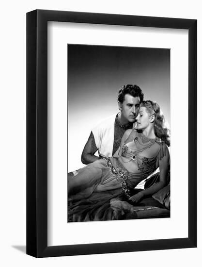 STEWART GRANGER; RITA HAYWORTH. "SALOME" [1953], directed by WILLIAM DIETERLE.-null-Framed Photographic Print