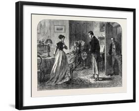 Stewart Hunt's Introduction to Miss Jones, 1867-Alfred William Hunt-Framed Giclee Print