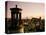 Stewart Memorial and City, Edinburgh, Lothian, Scotland, United Kingdom-Neale Clarke-Stretched Canvas