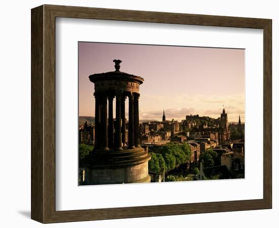 Stewart Memorial and City, Edinburgh, Lothian, Scotland, United Kingdom-Neale Clarke-Framed Photographic Print