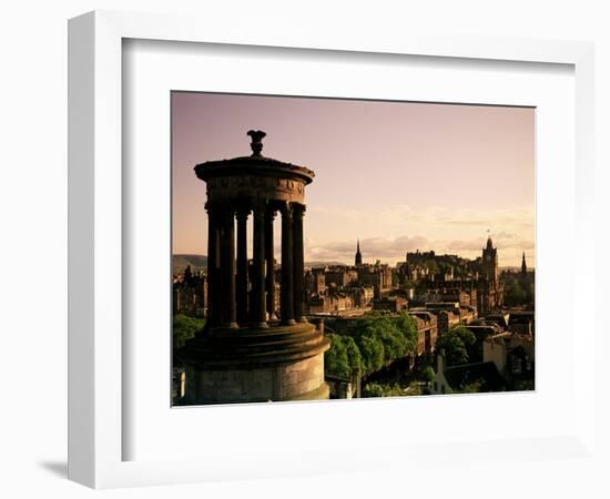 Stewart Memorial and City, Edinburgh, Lothian, Scotland, United Kingdom-Neale Clarke-Framed Photographic Print