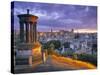 Stewart Monument, Calton Hill, Edinburgh, Scotland-Doug Pearson-Stretched Canvas