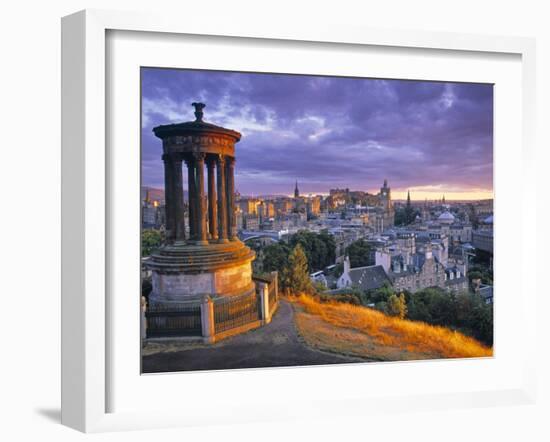 Stewart Monument, Calton Hill, Edinburgh, Scotland-Doug Pearson-Framed Photographic Print