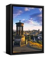 Stewart Monument, Calton Hill, Edinburgh, Scotland-Doug Pearson-Framed Stretched Canvas