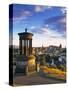 Stewart Monument, Calton Hill, Edinburgh, Scotland-Doug Pearson-Stretched Canvas