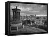 Stewart Monument, Calton Hill, Edinburgh, Scotland-Doug Pearson-Framed Stretched Canvas