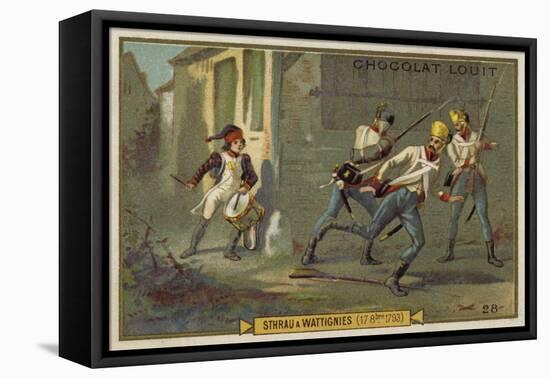 Sthrau at the Battle of Wattignies, French Revolutionary Wars, 17 October 1793-null-Framed Stretched Canvas