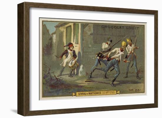 Sthrau at the Battle of Wattignies, French Revolutionary Wars, 17 October 1793-null-Framed Giclee Print