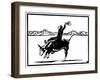 Stick 'im Son-Frank Redlinger-Framed Art Print