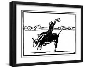 Stick 'im Son-Frank Redlinger-Framed Art Print