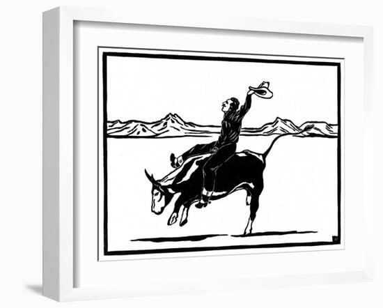 Stick 'im Son-Frank Redlinger-Framed Art Print