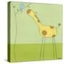 Stick-leg Giraffe II-June Erica Vess-Stretched Canvas