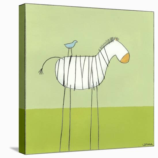 Stick-leg Zebra I-June Erica Vess-Stretched Canvas