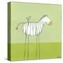 Stick-leg Zebra I-June Erica Vess-Stretched Canvas