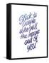 Stick To People Midnight Gradient-Ashley Santoro-Framed Stretched Canvas
