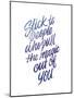 Stick To People Midnight Gradient-Ashley Santoro-Mounted Giclee Print