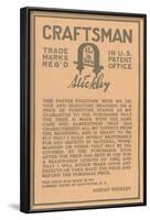 Stickley Craftsman Label-null-Framed Art Print