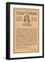 Stickley Craftsman Label-null-Framed Art Print