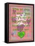 Sticks and Stones are Hard on Bones-Cathy Cute-Framed Stretched Canvas
