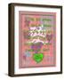 Sticks and Stones are Hard on Bones-Cathy Cute-Framed Giclee Print