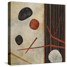 Sticks and Stones II-Glenys Porter-Stretched Canvas